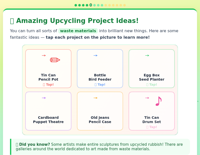 Upcycling Adventures: Turning Waste into Wonderful!