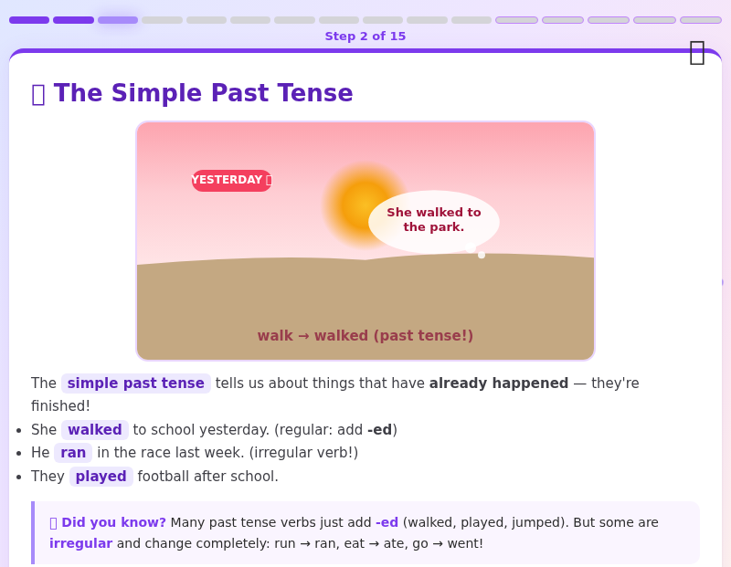 Time Travel with Tenses! 🕰️