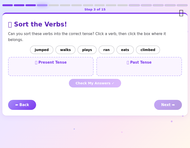 Time Travel with Tenses! 🕰️