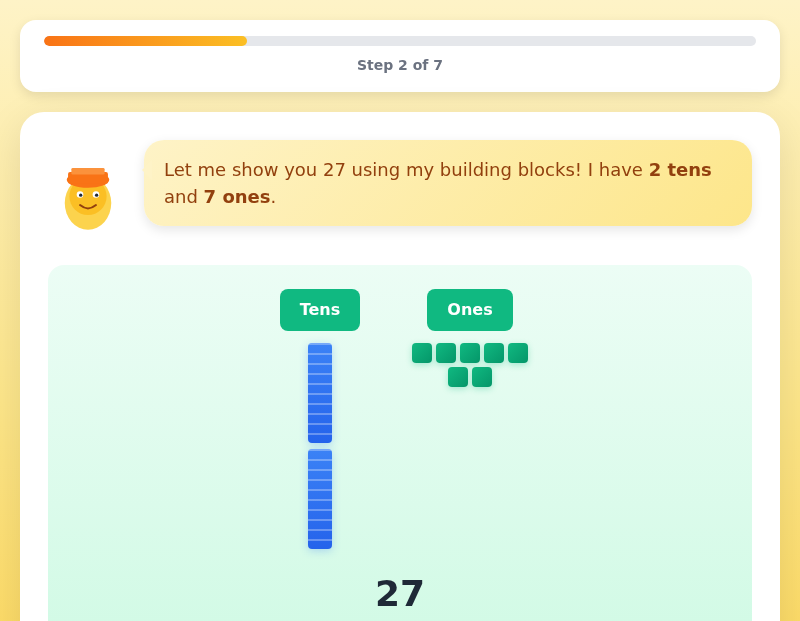 Column Addition with Carrying: Building with Blocks
