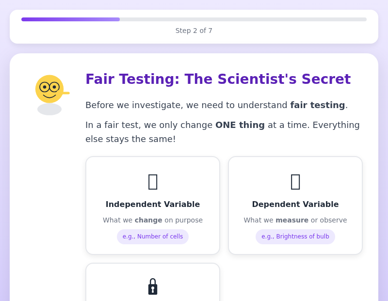 Circuit Investigators: Changing Components