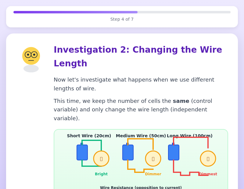 Circuit Investigators: Changing Components