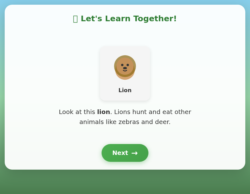 Jungle Food Chain Safari