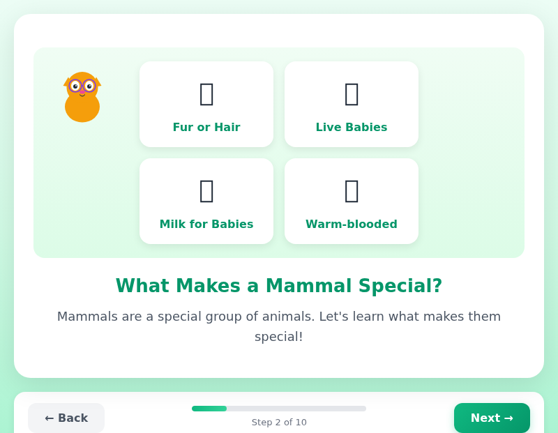 Magnificent Mammals with Professor Whiskers