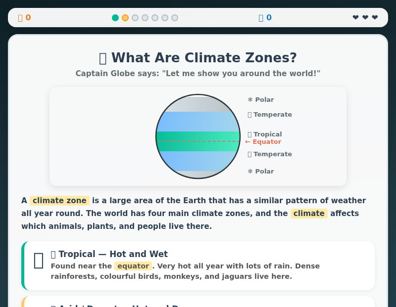 Captain Globe's Climate Quest