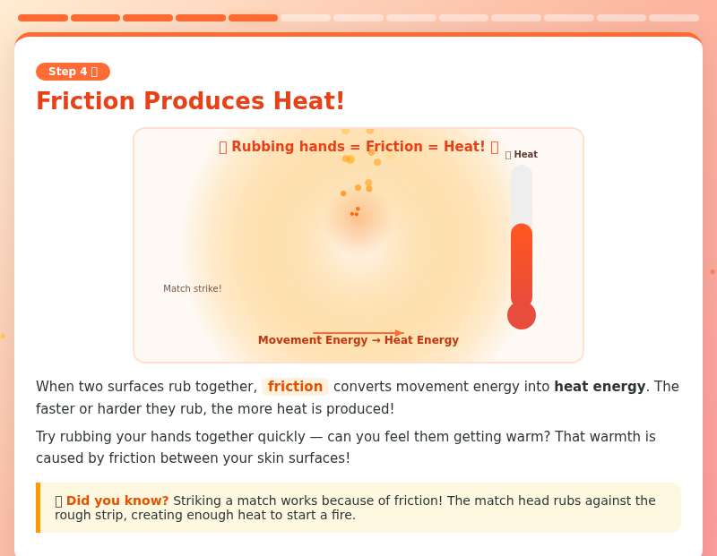 The Force of Friction – Sliding, Gripping & Heating Up!